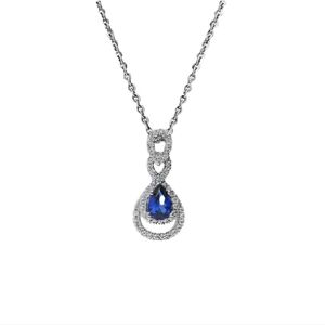 ♥️ TEARDROP STERLING SILVER NECKLACE